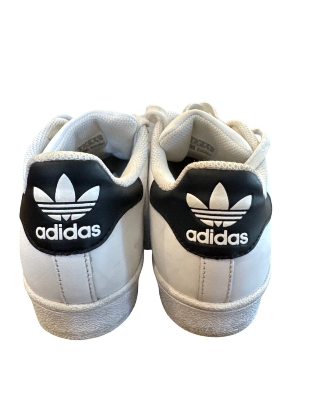 Adidas Superstar White/Black Sneakers Size 8.5 Mens Classic Casual Shoes - Picture 4 of 9